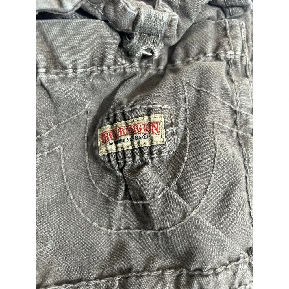 TRUE RELIGION Cargo Pants VINTAGE Cotton Outdoor Utility Grunge Y2K Mens Size 42